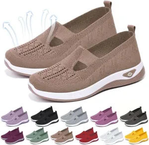 Orthopedic Shoes for Women, All-Day Comfort, Wide Width, Lightweight Breathable Slip On, Nurse Shoes Arch Support, Orthopaedic Walking Sneakers