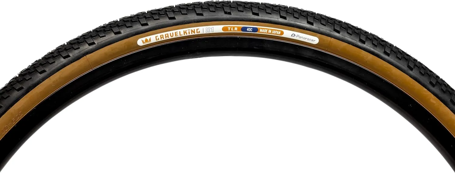Panaracer Gravelking X1 TLR Tubeless Ready Folding Tyre - ZSG Gravel Compound -Puncture Resistant - Beadlock Technology - 120Tpi TuffTex Casing - Gravel Cycling Tyre