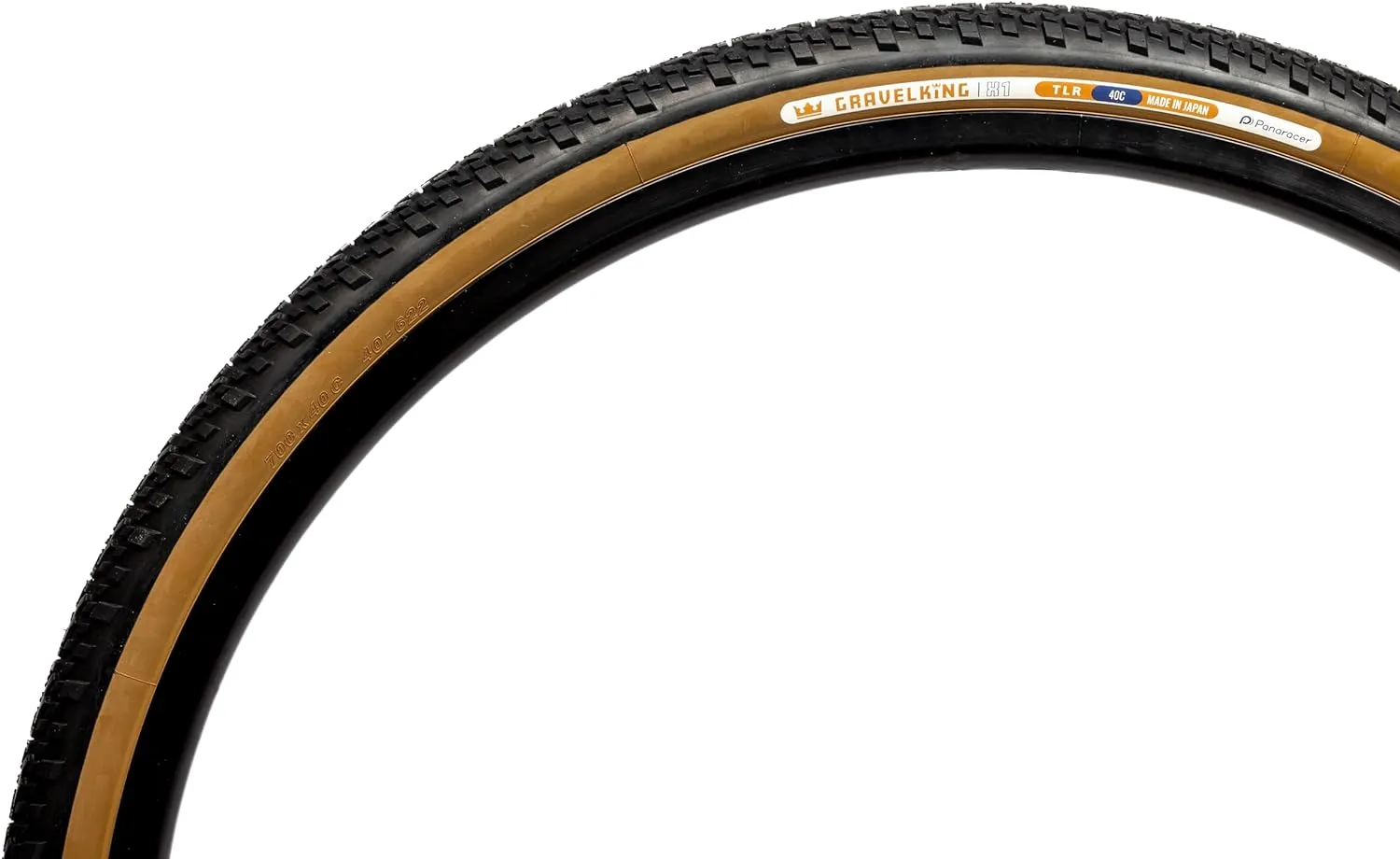 Panaracer Gravelking X1 TLR Tubeless Ready Folding Tyre - ZSG Gravel Compound -Puncture Resistant - Beadlock Technology - 120Tpi TuffTex Casing - Gravel Cycling Tyre