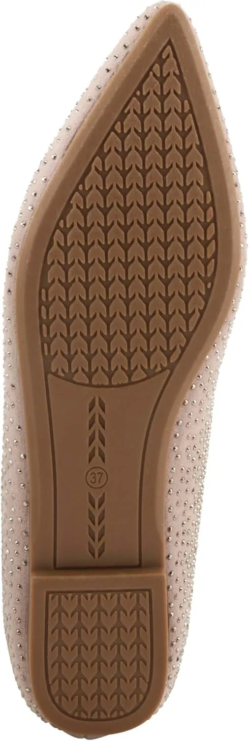 PATRIZIA Women's LOWEN Slip-On Jewel-Embellished Flats - Pointed Toe, Comfortable and Elegant