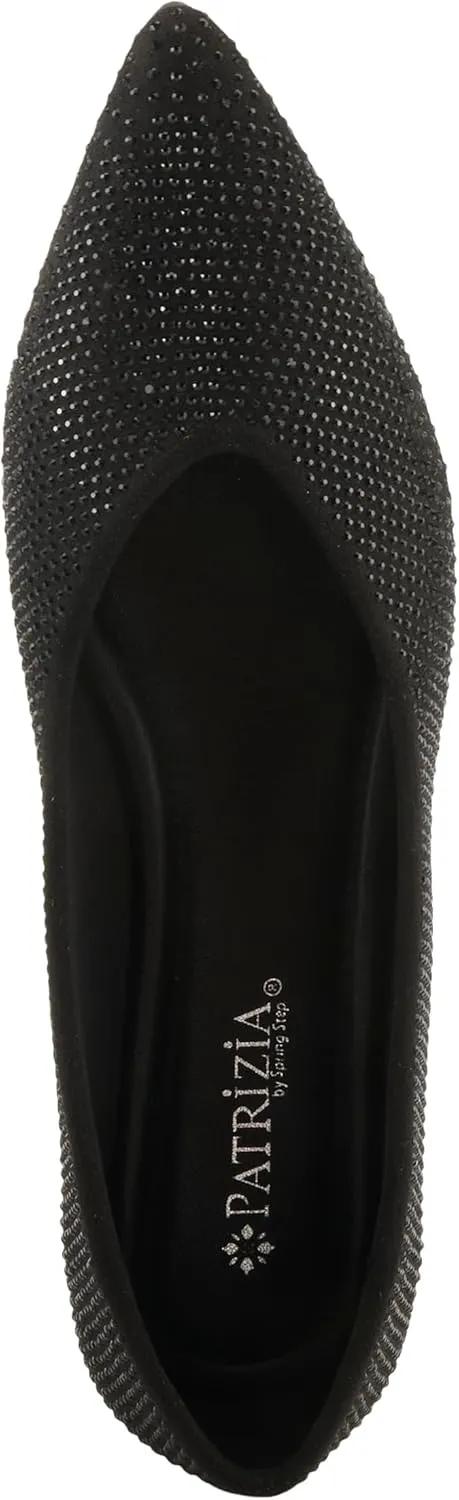 PATRIZIA Women's LOWEN Slip-On Jewel-Embellished Flats - Pointed Toe, Comfortable and Elegant