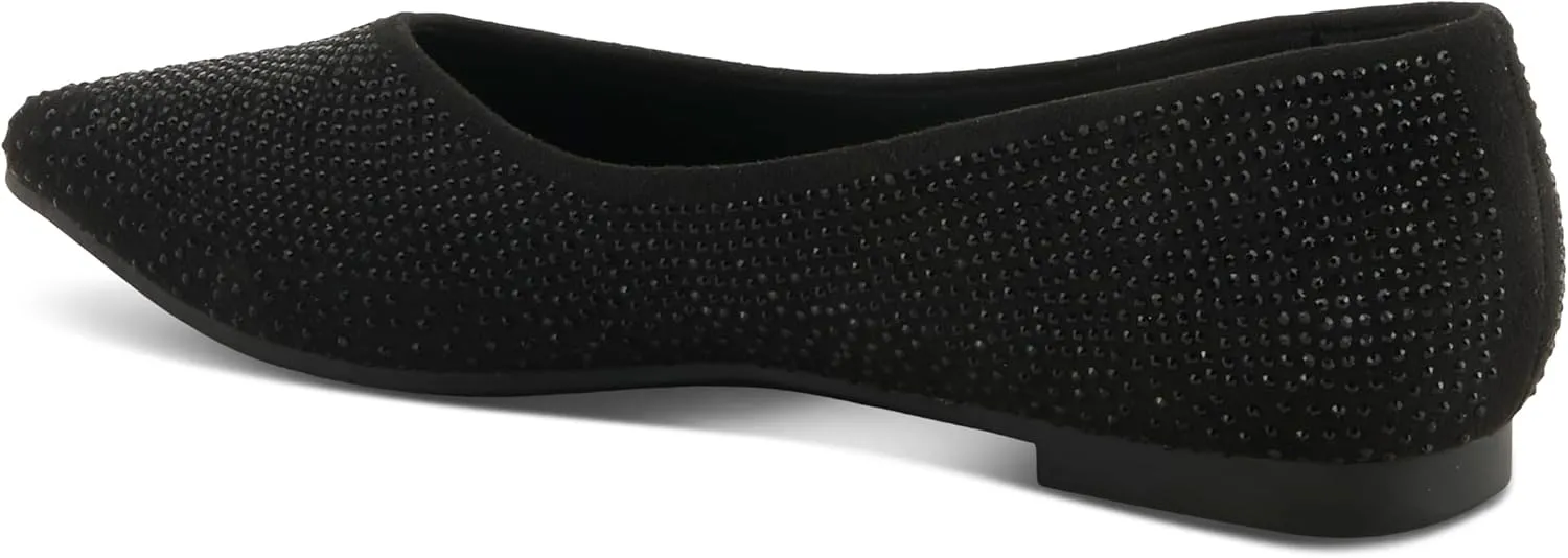 PATRIZIA Women's LOWEN Slip-On Jewel-Embellished Flats - Pointed Toe, Comfortable and Elegant