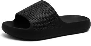Pillow Slippers for Women and Men Non Slip Quick Drying Shower Cloud Slide Sandals Thick Sole, Non-Slip, Easy to Clean Indoor And Outdoor Slippers with Arch Support