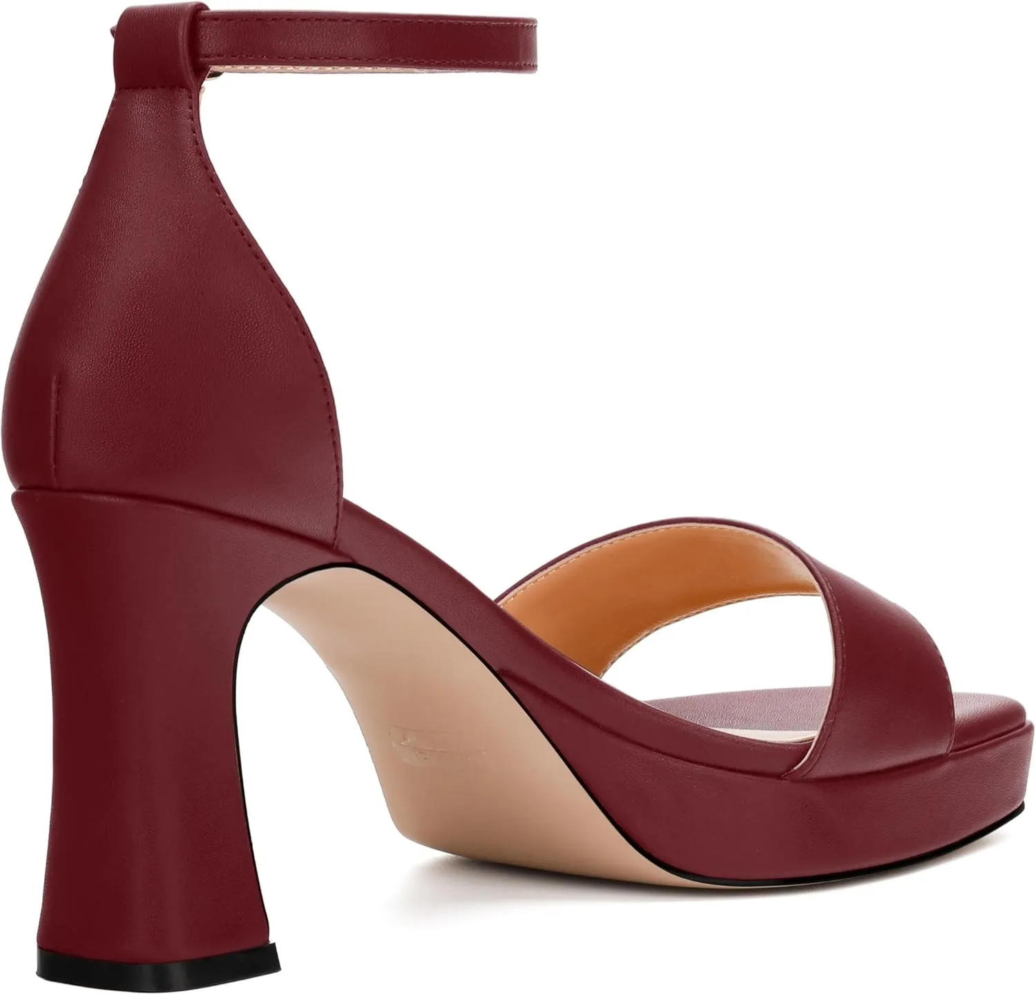 Platform Block Heels Sandals for Women, Fashion Women's Open Toe High Chunky Heels Ankle Strap Dress Sandals