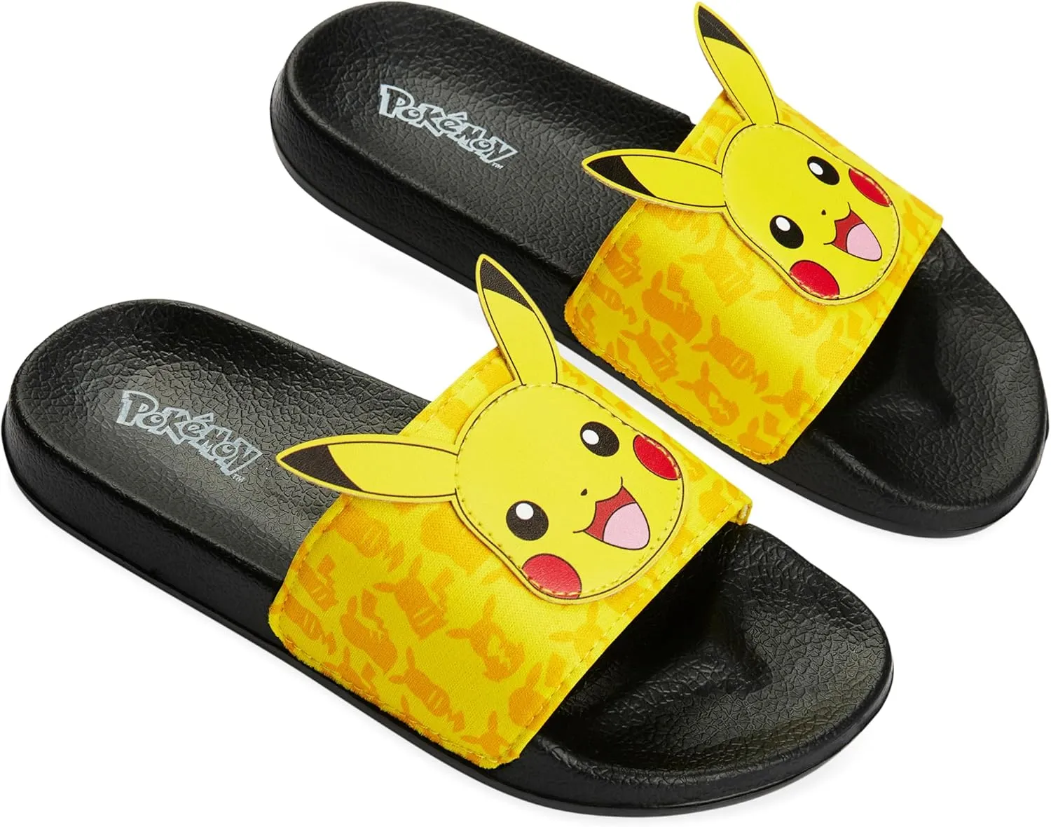 Pokemon Boys Slides, Beach or Pool Shoes for Kids - Gamer Gifts