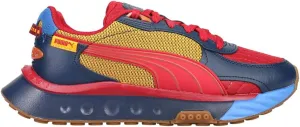 PUMA Kids Boys Wild Rider Gf Lace Up - Sneakers Shoes Casual - Blue, Red - Size 6 M