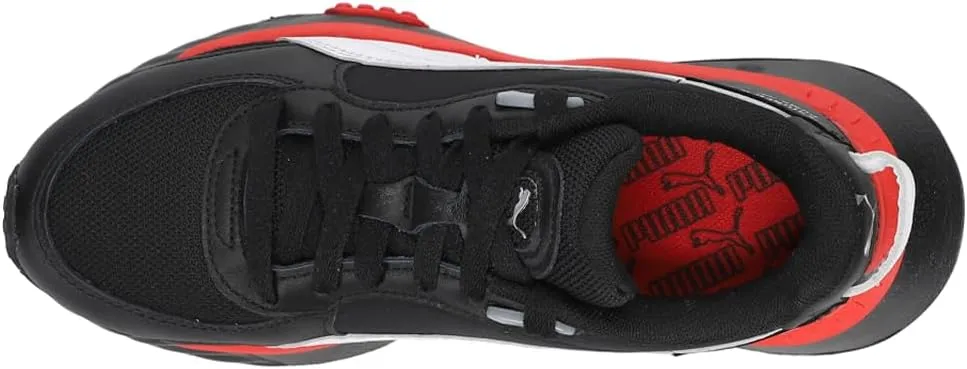 Puma Kids Boys Wild Rider Route Lace Up Sneakers Shoes Casual - Black