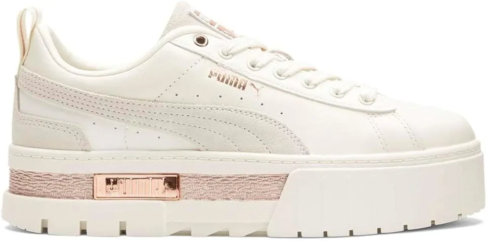 PUMA Womens Mayze Wave Platform Sneakers Shoes Casual - White - Size 9 M
