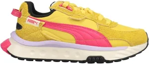 PUMA Womens Wild Rider Vintage Yellow Lifestyle Sneakers Shoes 5.5