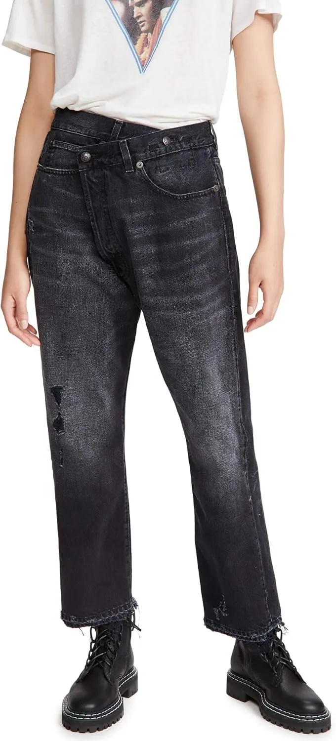R13 Women's Cross Over Jeans