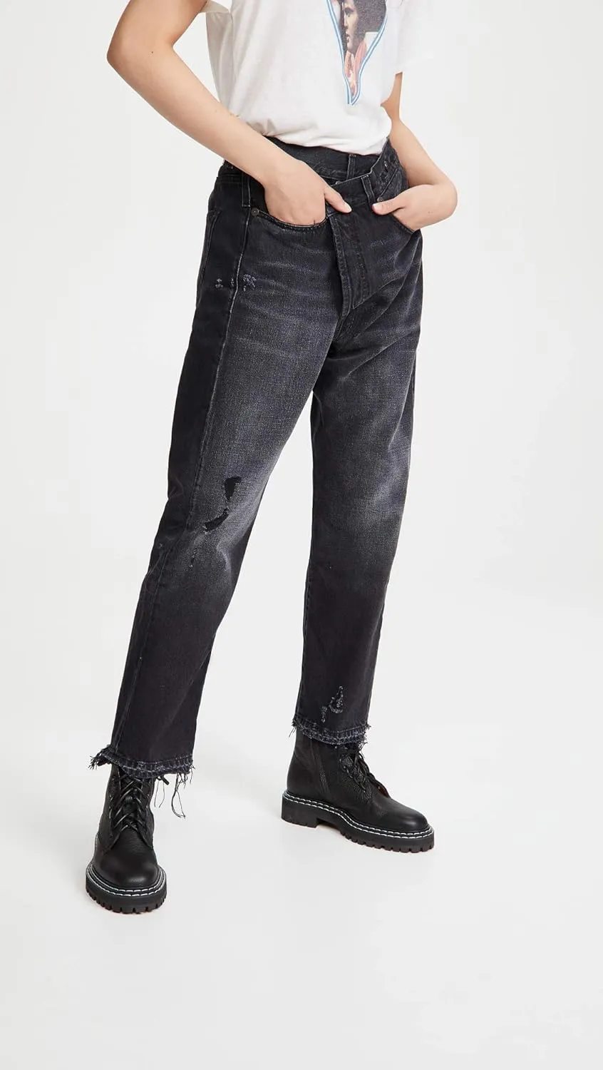 R13 Women's Cross Over Jeans