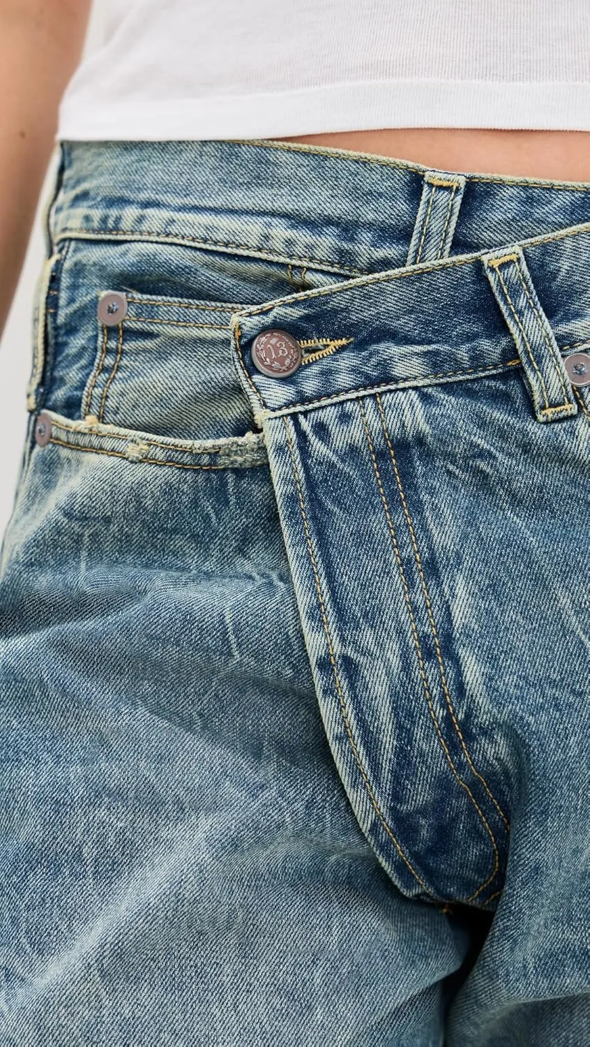 R13 Women's Cross Over Jeans