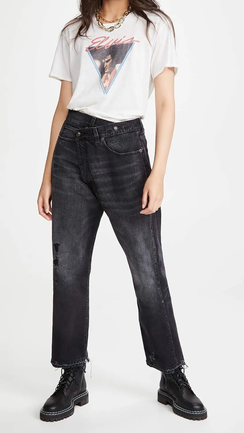 R13 Women's Cross Over Jeans