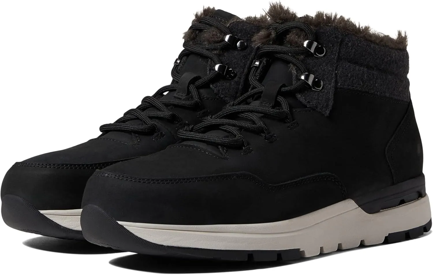 Rockport® Works Pulse Tech Work EH Composite Work Shoes for Women – Nubuck Leather – Round Toe Black 8 W (C)