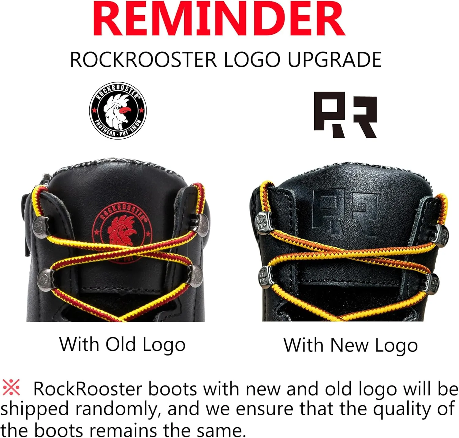 ROCKROOSTER Magnolia 6" Side-Zipper Wedge Boots for Men, Lightweight Soft Moc Toe Motorcycle Boots SAP309-Brown, SAP309BK-Black, SAP310-Black
