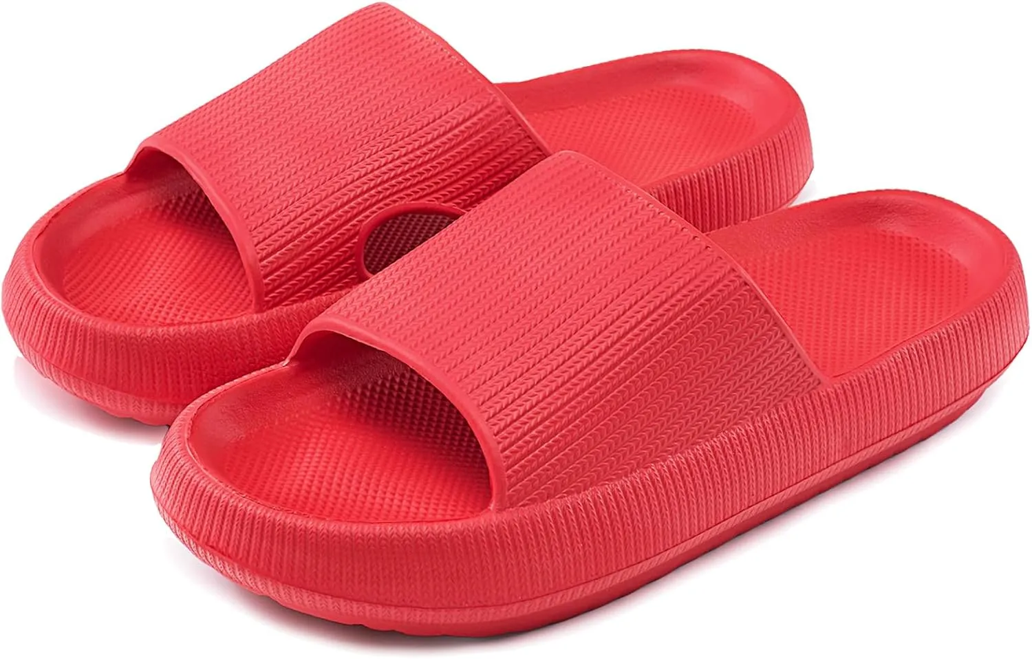 rosyclo Cloud Slippers for Women and Men, Pillow House Slippers Shower Shoes Indoor Slides Bathroom Sandals, Ultimate Comfort, Lightweight, Thick Sole, Non-Slip, Easy to Clean