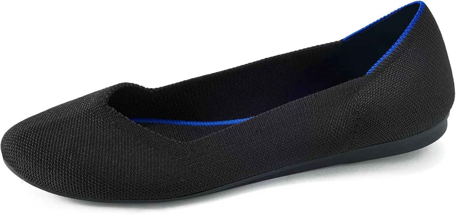 Rothy's The Flat Women's Slip-On Shoes, Classic Flats, Made from Recycled Plastic Bottles & Machine Washable
