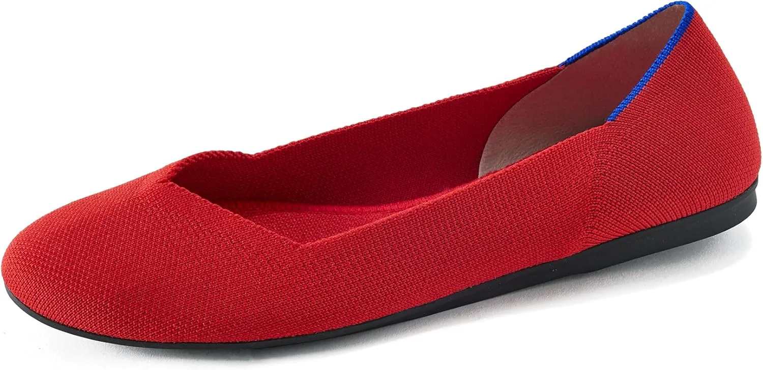 Rothy's The Flat Women's Slip-On Shoes, Classic Flats, Made from Recycled Plastic Bottles & Machine Washable