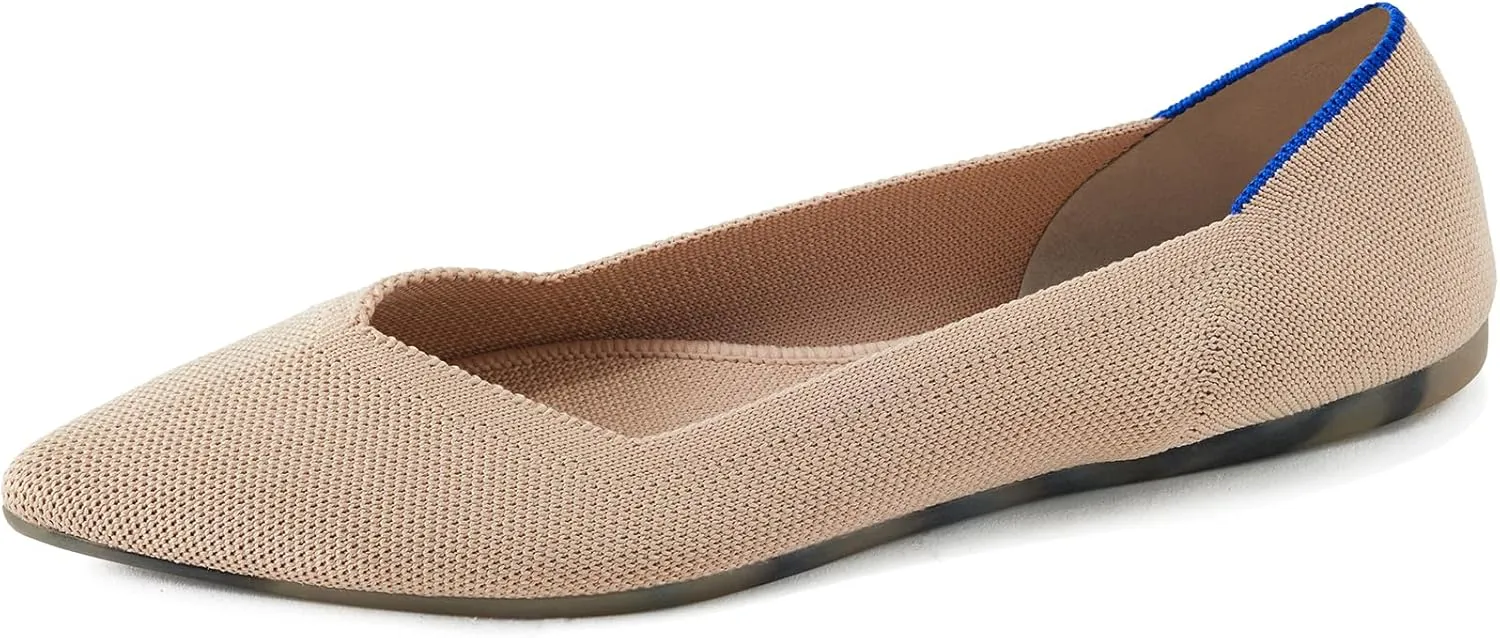 Rothy's The Point Women's Slip-On Shoes, Machine Washable, Pointed-Toe Flats, Made from Recycled Plastic Bottles