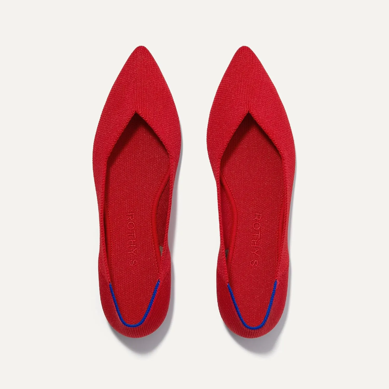 Rothy's The Point Women's Slip-On Shoes, Machine Washable, Pointed-Toe Flats, Made from Recycled Plastic Bottles