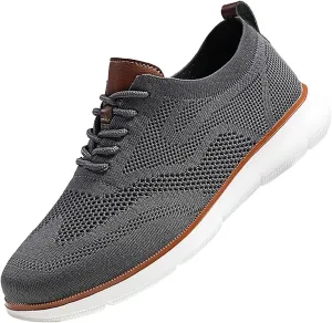 Sales Clearance Men's Casual Dress Sneakers Oxfords Business Mesh Shoes Men Urban Black Platform Sneaker Womens Breeze Orthopedic Shoes for Men Woven Orthopedic Breathable Soft