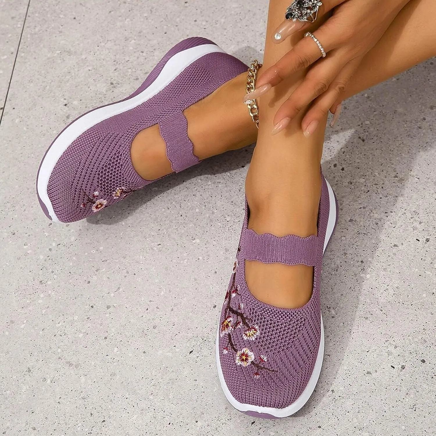 Sandals for Women 2025 Dressy Breathable Mesh Sport Flats Close Toe Women's Flat Sandal Comfortable Orthopedic Shoes