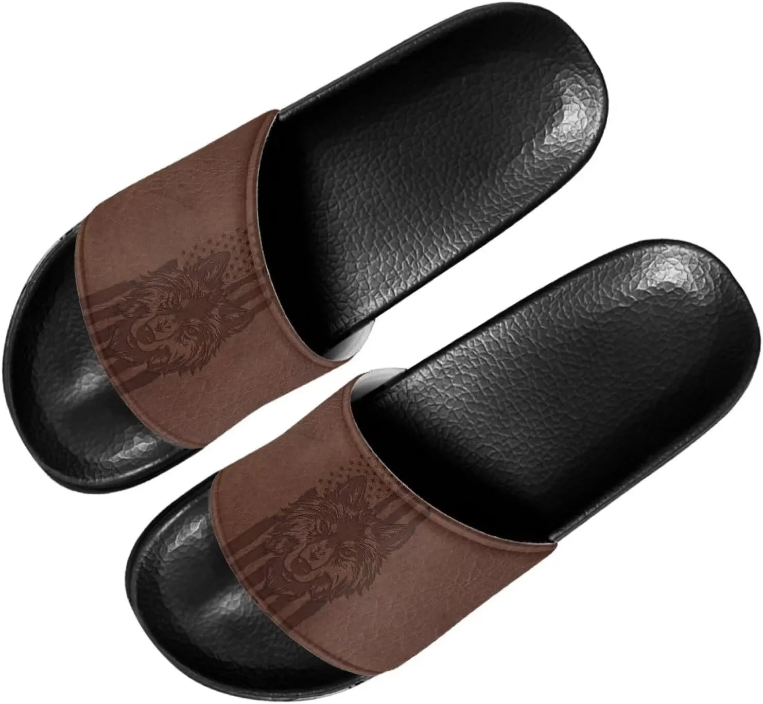 Sandals Slides for Men Cool Summer Slippers Casual Beach Slides Non Slip Bathroom Slide Shoes