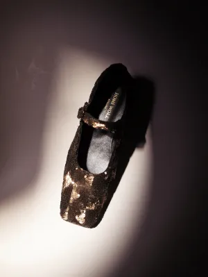 Sequin Mary Jane Flats