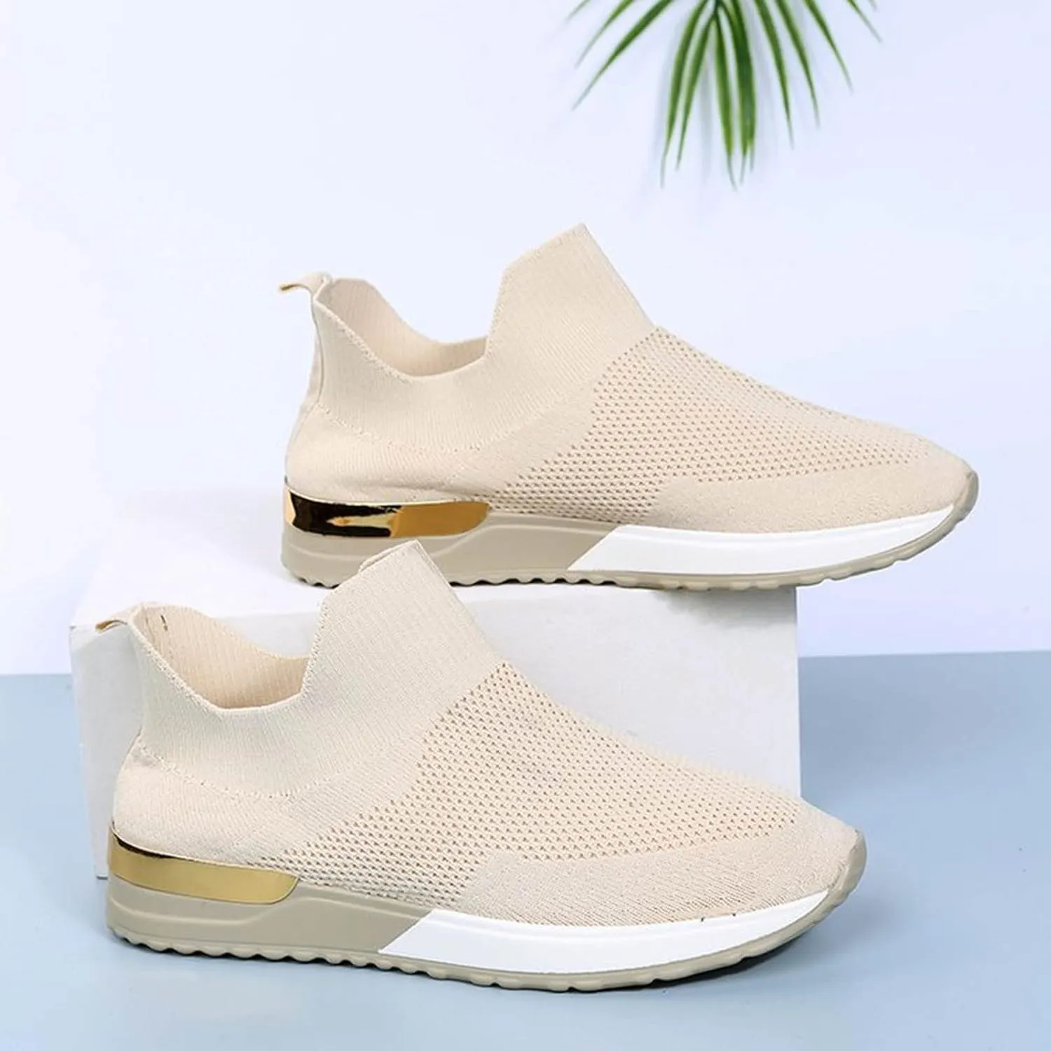 Sneakers for Women Running Shoes Slip On Casual Slip On Shoes Women Casual Casual Shoes Slip On Fashion Sneakers Slip On Tennis Shoe White Loafers