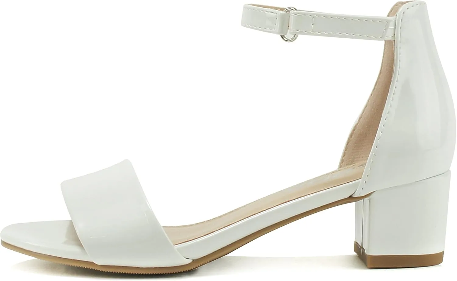 Soda Kids/Children/Girls KICK-2 Wide band Comfortable Sole with Velcor Ankle Strap Block Heel Counter Back Fashion Sandals Shoes