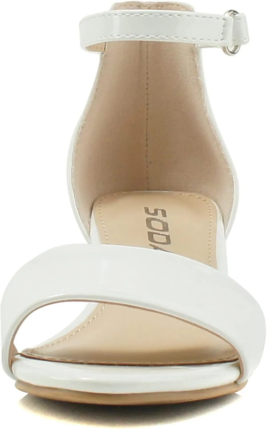 Soda Kids/Children/Girls KICK-2 Wide band Comfortable Sole with Velcor Ankle Strap Block Heel Counter Back Fashion Sandals Shoes