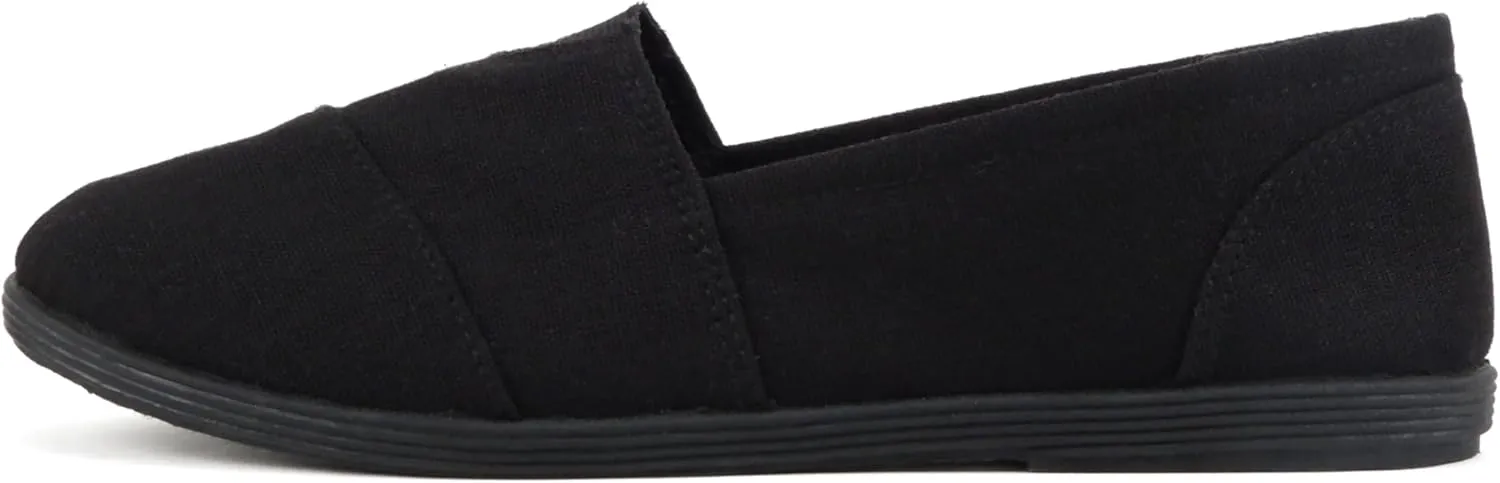 Soda Shoes Women's Obji Round Toe Casual Flat with Padded Insole