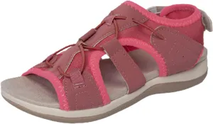 Sport Sandals with Stitching Women's Casual Cutout Open Toe Flat Sandal Adjustable Strap Comfortable Outdoor Footwear