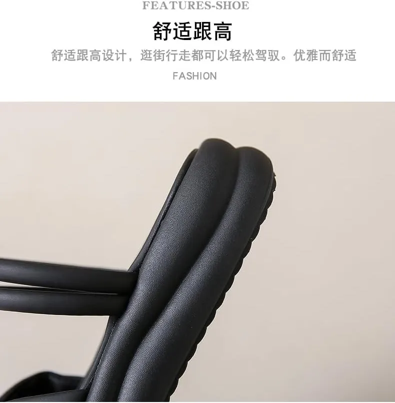 Stepping on shit feels soft-soled, wearing sandals for women 2025 new summer cool slippers, wearing maternity shoes with skirts, beach shoes