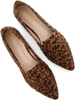 Stunner Classic Women's Pointed Toe Bowknot Ballet Flats Comfortable Cute Dress Flats