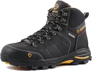 SUREWAY Men's 6" Soft/Steel Toe Heavy Duty Waterproof Work Boot,Roofing,Hunting,Leather,Lace Up,EH Construction Industrial Ankle Safety Men Work Boots,Slip Resistant Comfortable Outsole