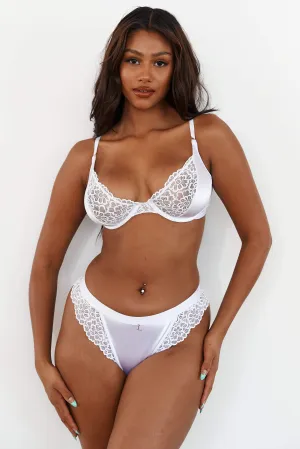 Sustainable Silk Balcony Bra (Set) - White