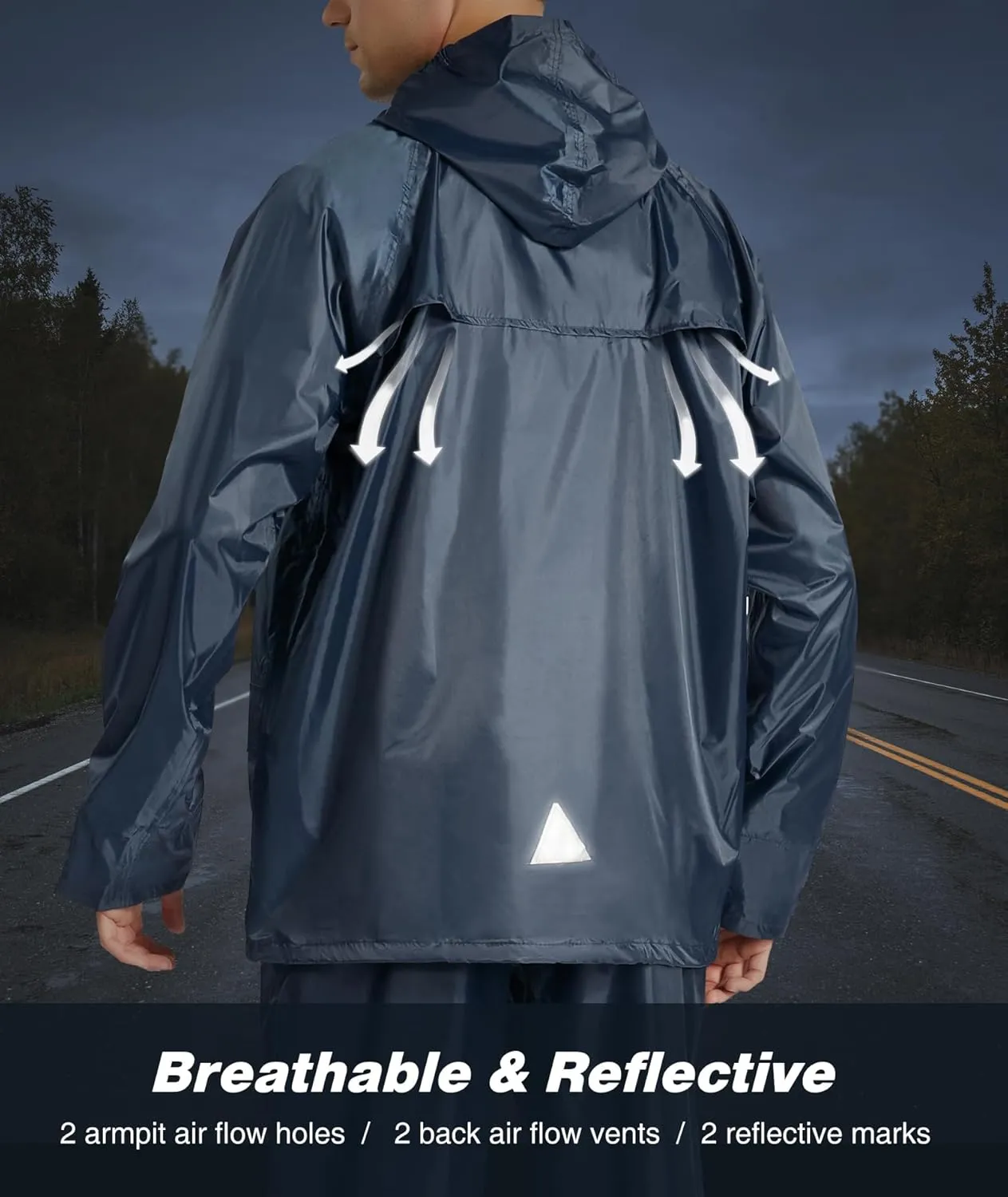 SWISSWELL Rain Suits for Men Women Waterproof Rain Gear for Fishing Heavy Duty Work Raincoat and Pants