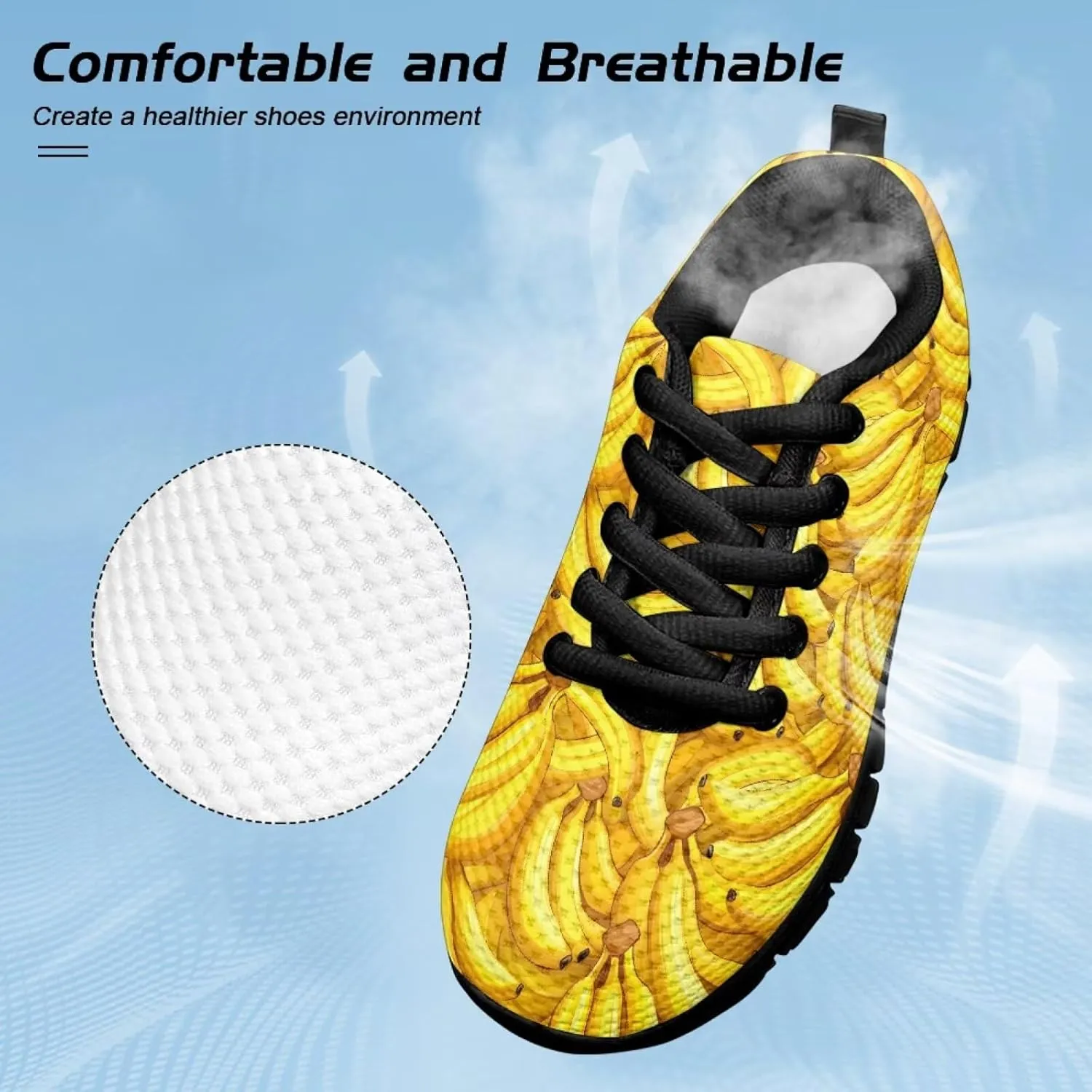SYtrade Kids Lace-up Athletic Sneaker for Girls Flat Walking Shoes Black Sole