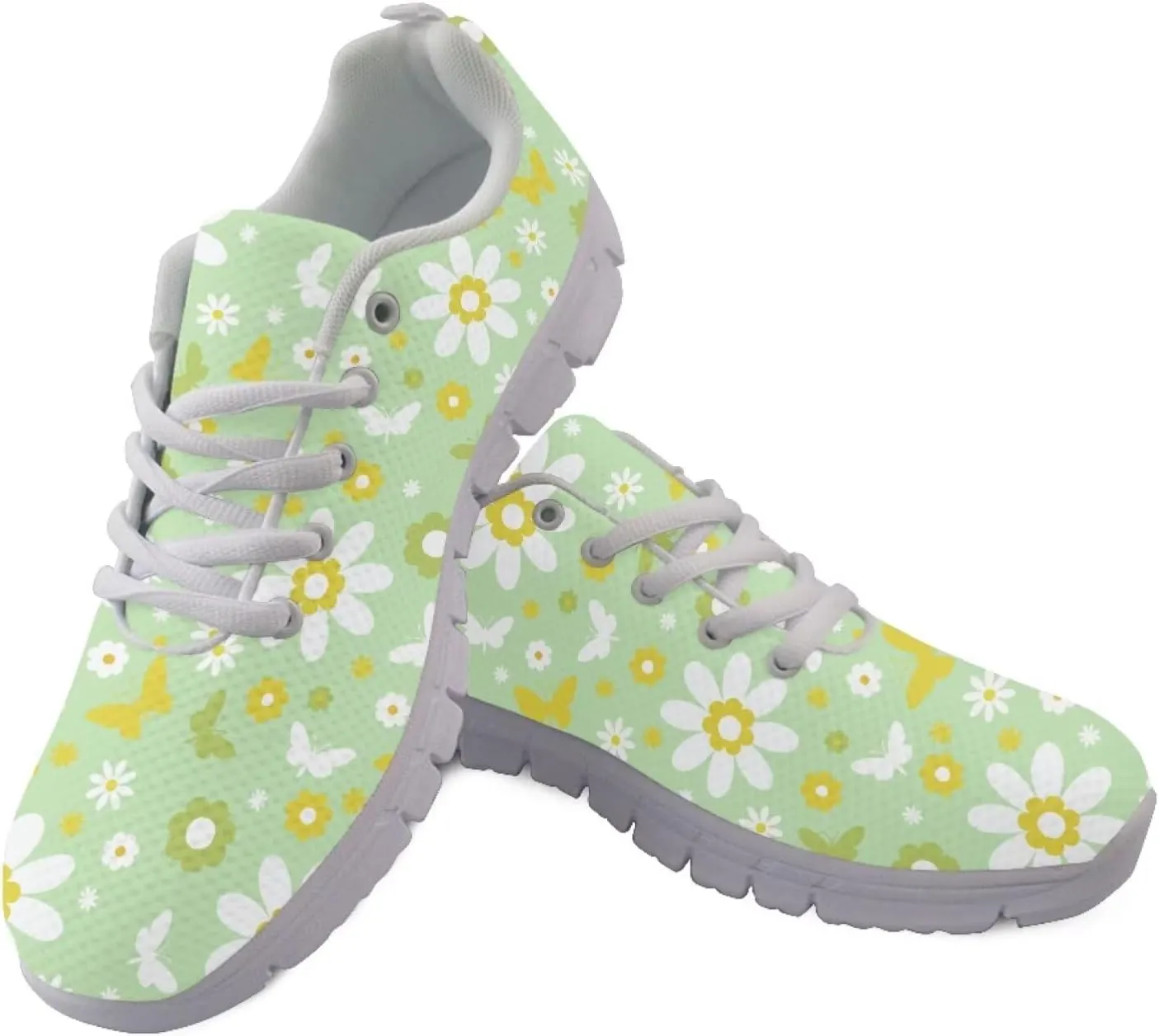 SYtrade Womens Walking Shoes Slip On Sneaker White Sole Flat Canvas Shoes