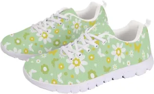 SYtrade Womens Walking Shoes Slip On Sneaker White Sole Flat Canvas Shoes