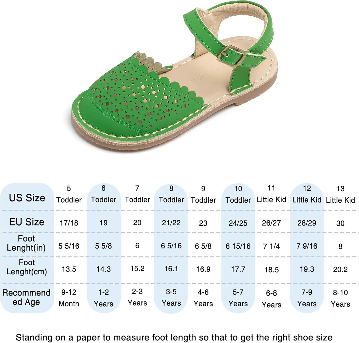 THEE BRON Girls Sandals Toddler Summer Dress Shoes