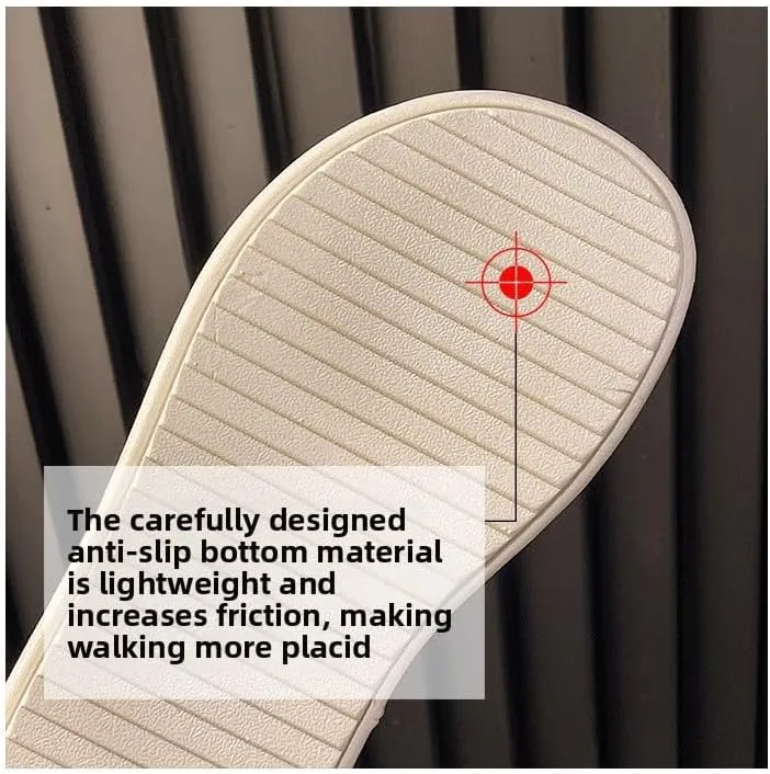 Thick soft-soled fairy style slippers women wear 2025 summer new pearl muffin cool slippers women's tide shoes,skin-friendly, breathable and comfortable