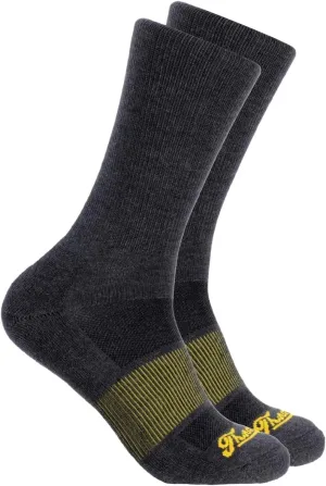 Thorogood Men's 2PK Half Cushion Crew Performance Work Socks Coolmax