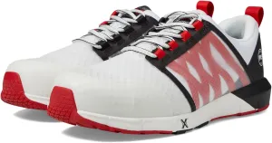 Timberland PRO® Radius Composite Safety Toe Shoes for Men – PRO Flex Technology – HoverSpring Foam White/Black/Red 15 D - Medium