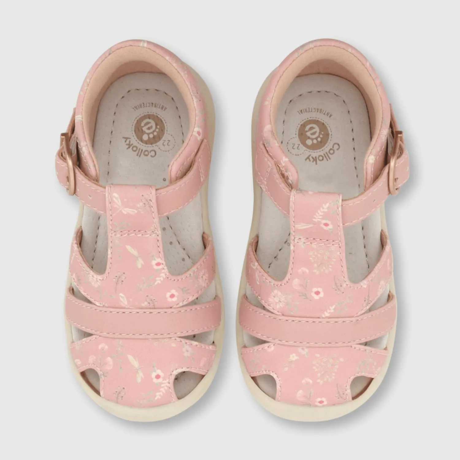 Toddler Girls Fisherman Buckle Sandals - Comfortable Summer Sandals with Closed Toe & Adjustable Strap for Daily Wear & Outdoor Play
