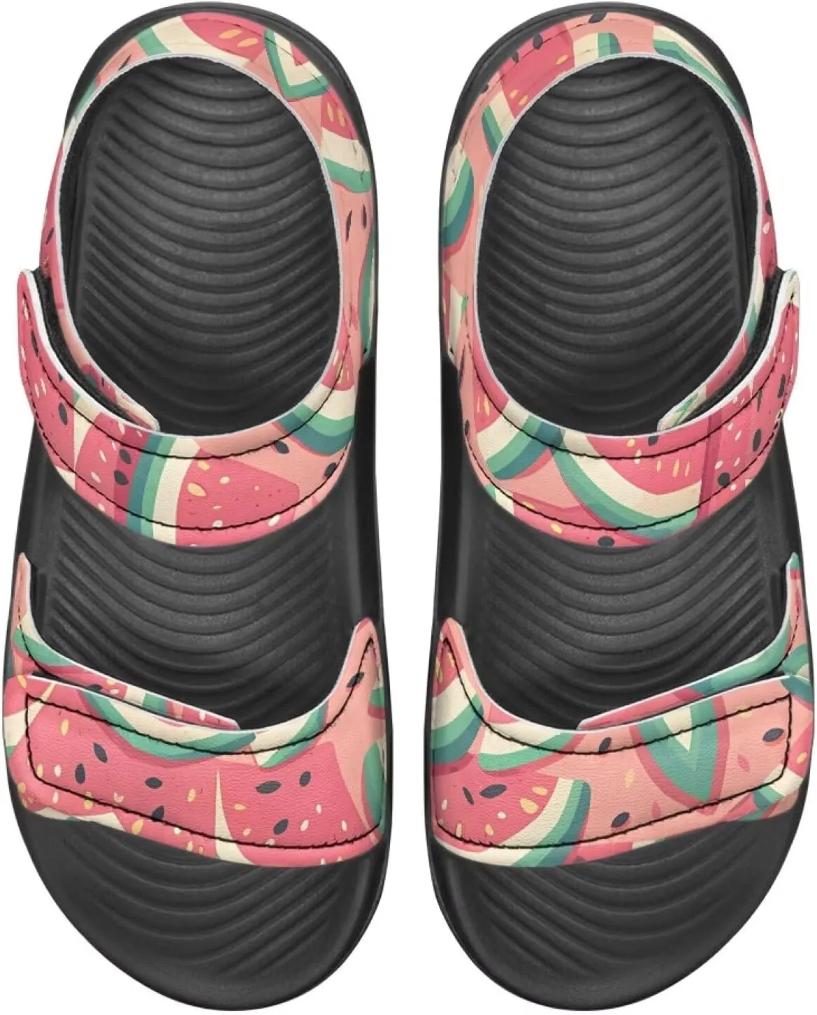 Toddler Sporty Sandals with Adjustable Straps Double Buckle Outdoor Athletic Water Shoes Open Toe Slippers Sandal