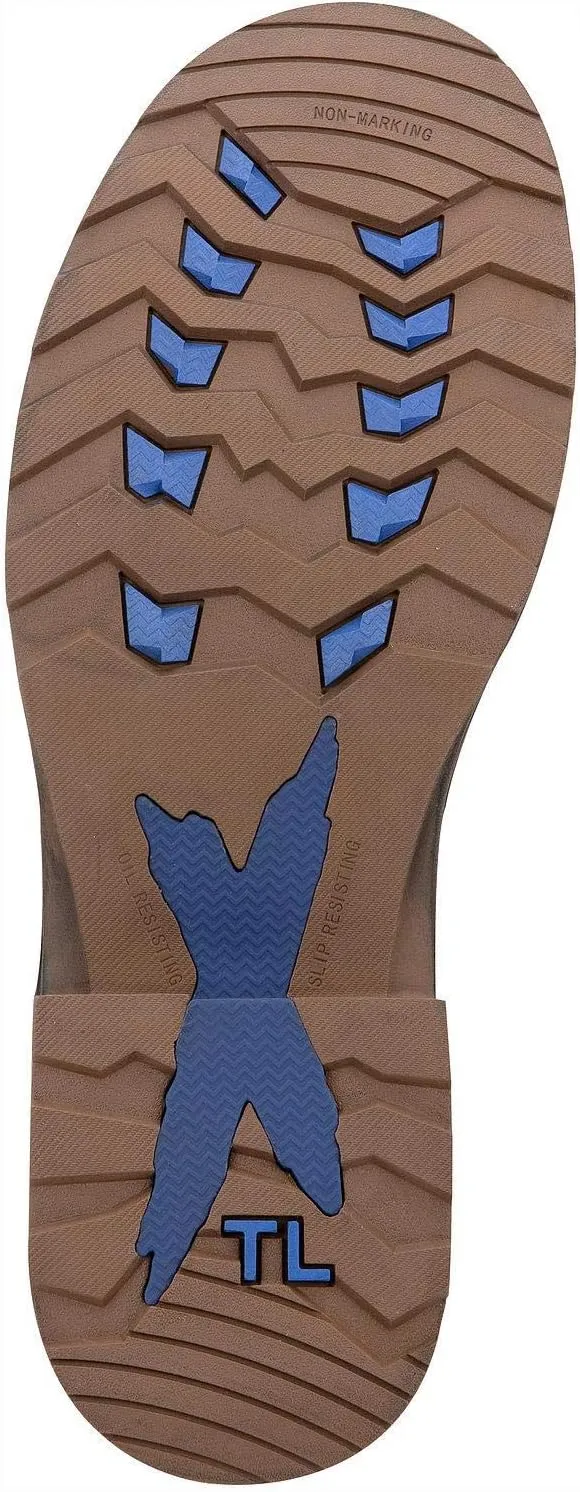 Tony Lama Mens Conductor 6 Inch Electrical Hazard Composite Toe Work/Duty - Brown