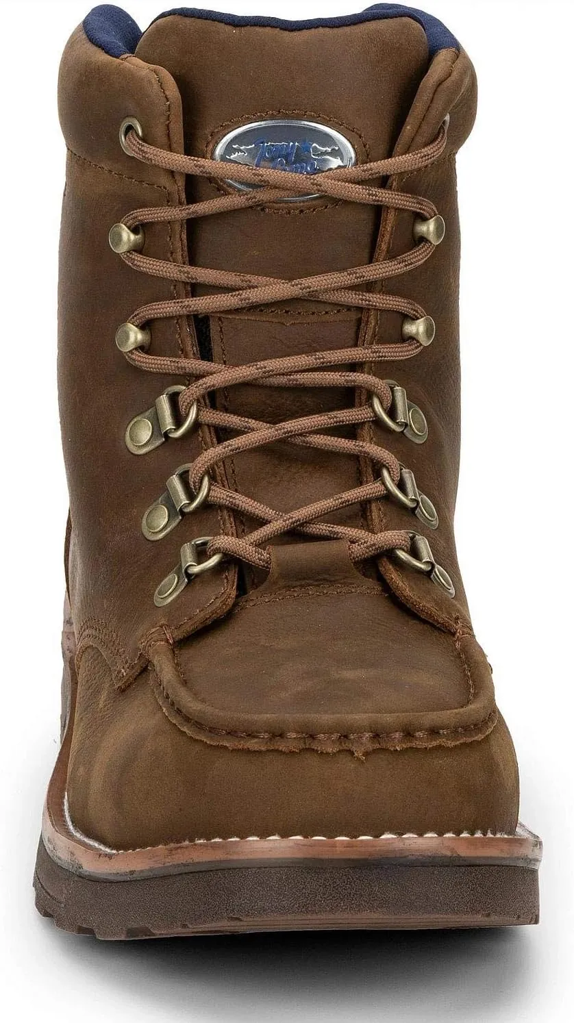 Tony Lama Mens Conductor 6 Inch Electrical Hazard Composite Toe Work/Duty - Brown