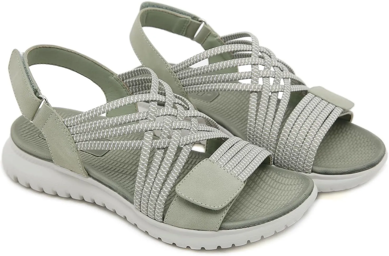 Touchmosees Ankle Strap Sports Sandals - Women's Hiking Sandals Comfortable Walking Sandals for Women Summer Beach Athletic Sandals